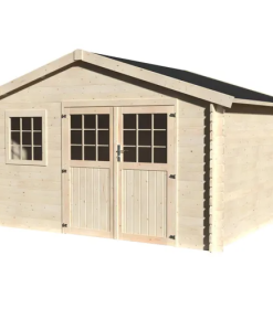 Abri de jardin bois NATERIAL Kimo axess Ep.28 mm, 14.2 m²