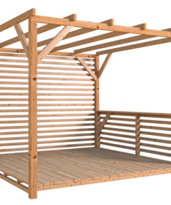 Pergola bois massif "New Concept" 3 x 3 mètres